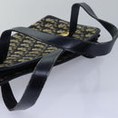 Christian Dior Trotter Canvas Hand Bag Canvas Navy Auth bs15874-7