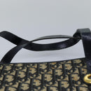 Christian Dior Trotter Canvas Hand Bag Canvas Navy Auth bs15874-8