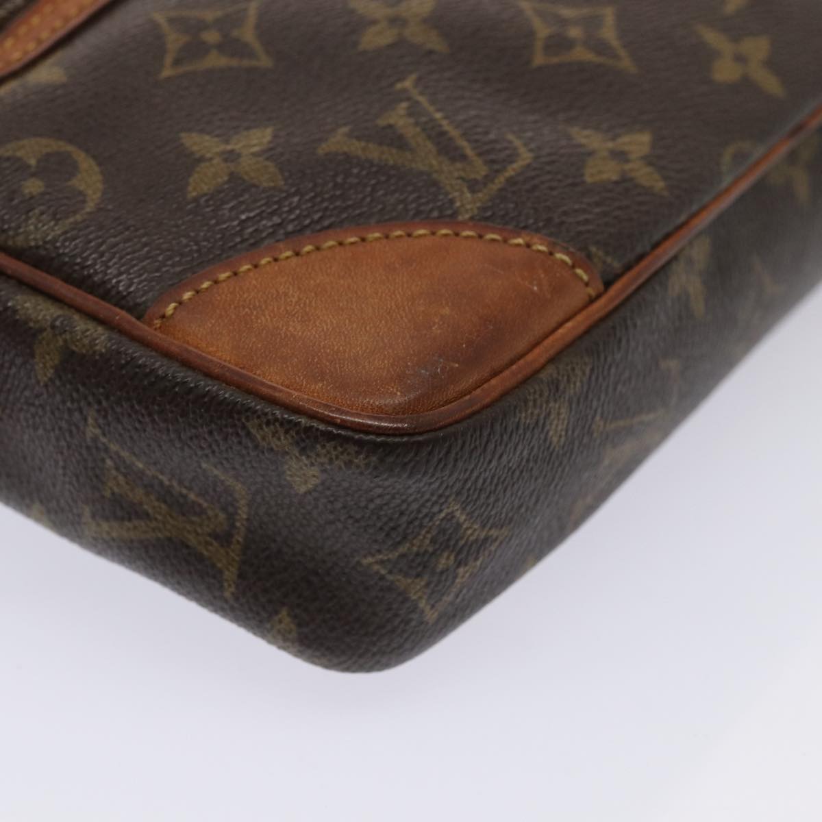 LOUIS VUITTON Monogram Marly Dragonne GM Clutch Bag Vintage M51825 Auth bs15902