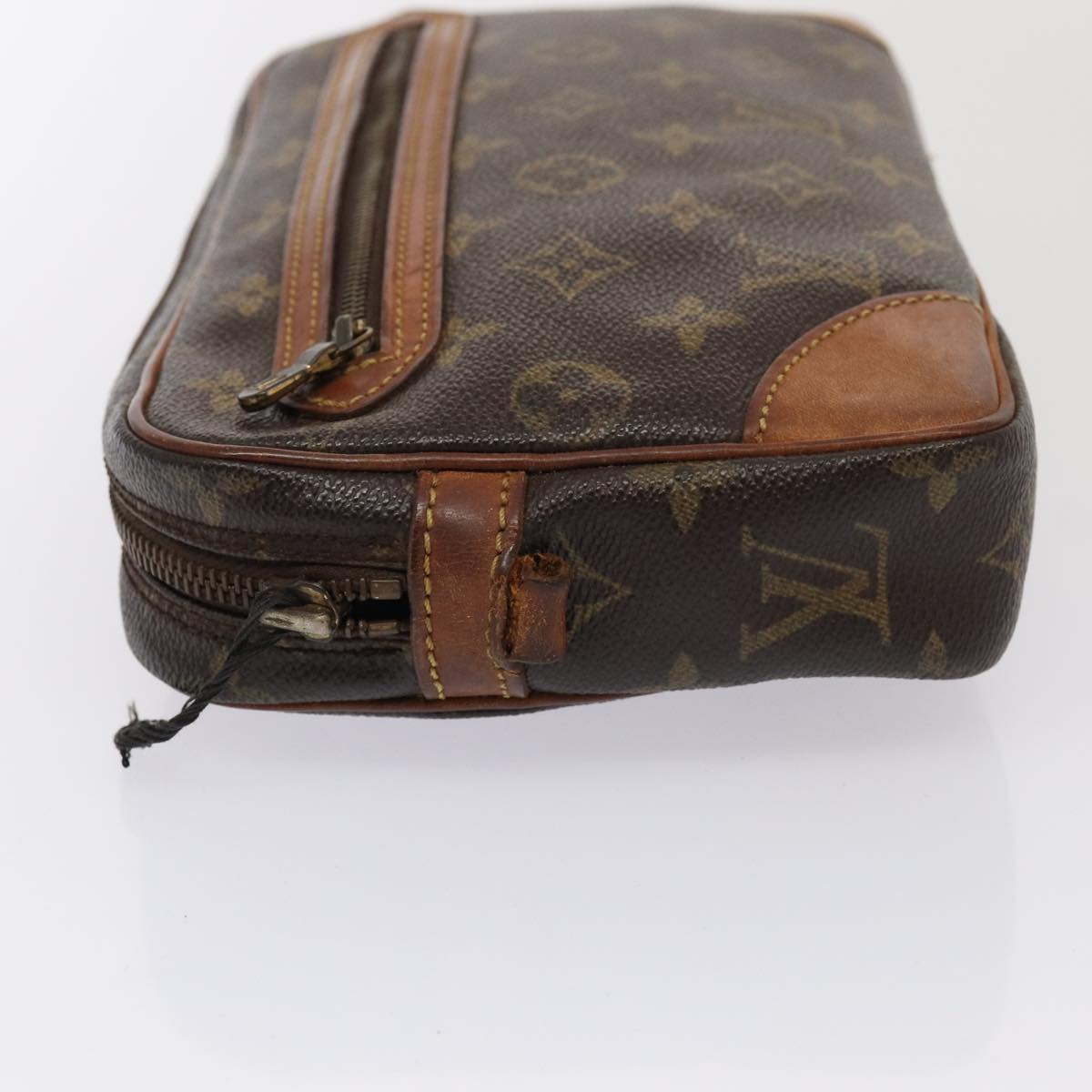 LOUIS VUITTON Monogram Marly Dragonne GM Clutch Bag Vintage M51825 Auth bs15902