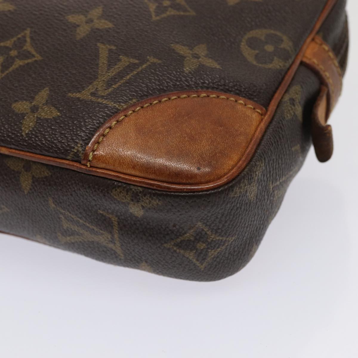 LOUIS VUITTON Monogram Marly Dragonne GM Clutch Bag Vintage M51825 Auth bs15902