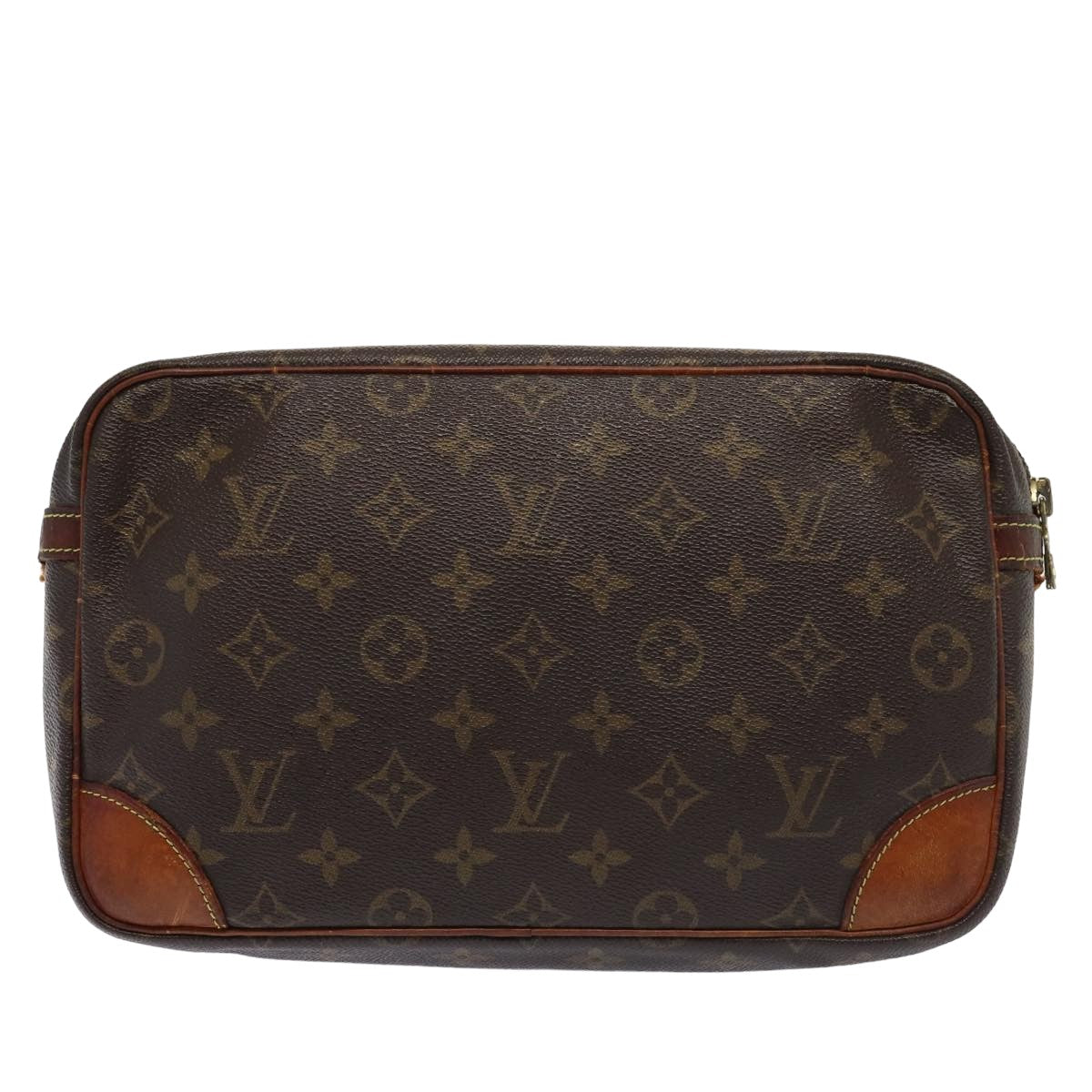 LOUIS VUITTON Monogram Compiegne 28 Clutch Bag M51845 LV Auth bs15907 - 0