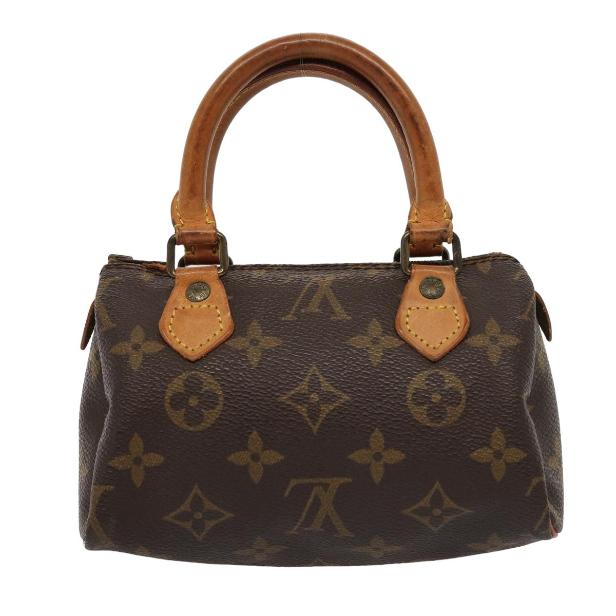 LOUIS VUITTON Monogram Mini Speedy Hand Bag M41534 LV Auth bs15912 - 0