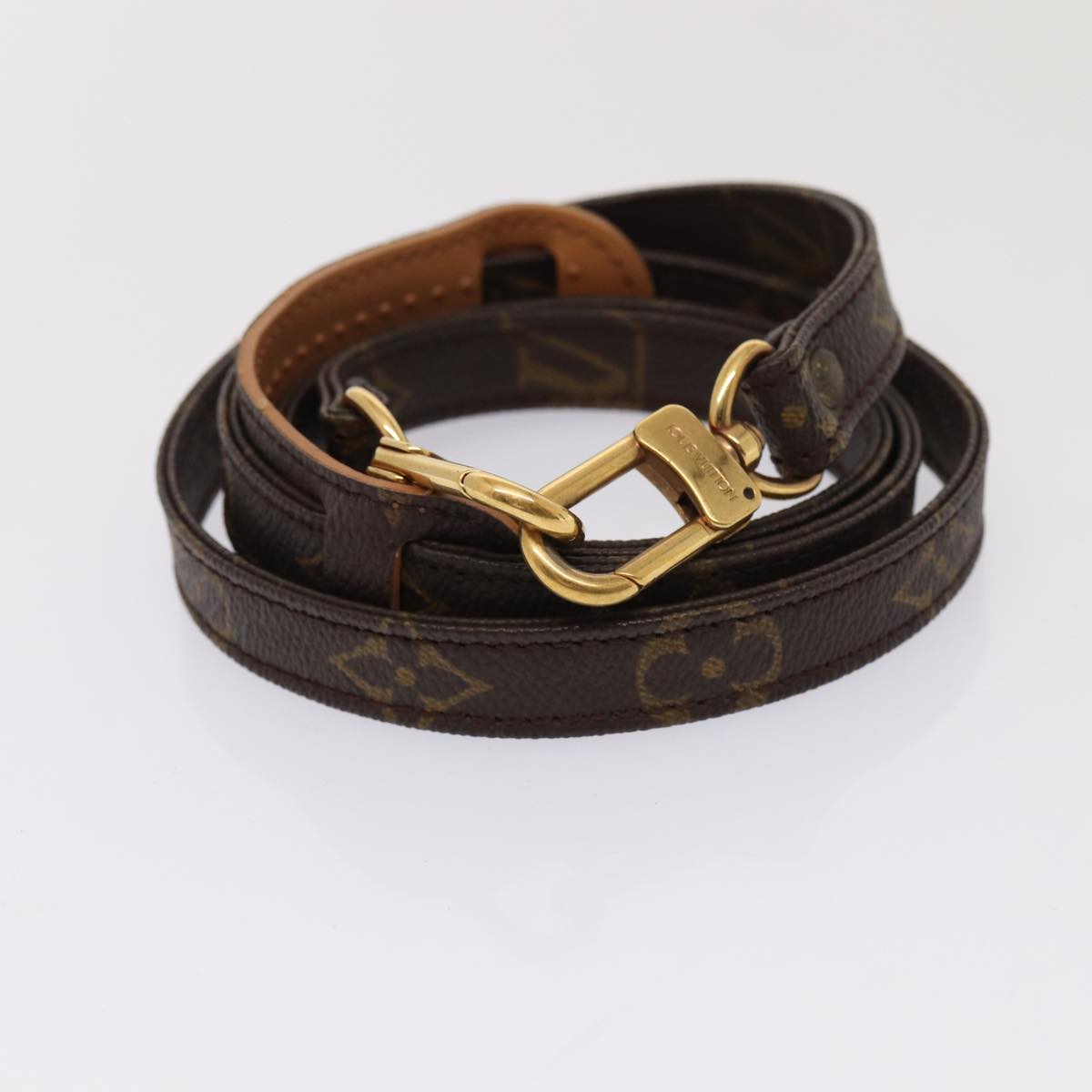 LOUIS VUITTON Monogram Shoulder Strap 43.7"" LV Auth bs15914