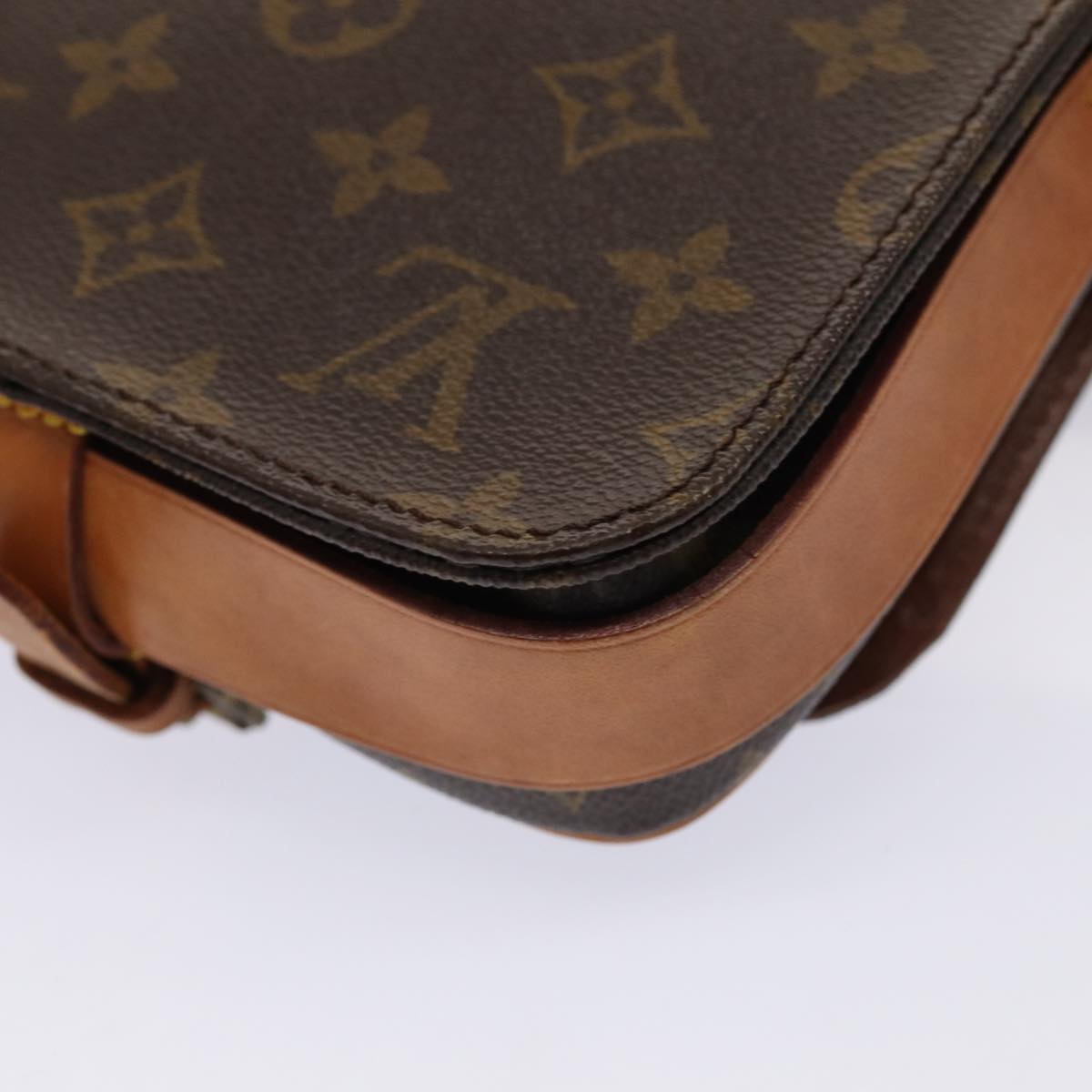 LOUIS VUITTON Monogram Cartouchiere PM Shoulder Bag M51254 LV Auth bs15916