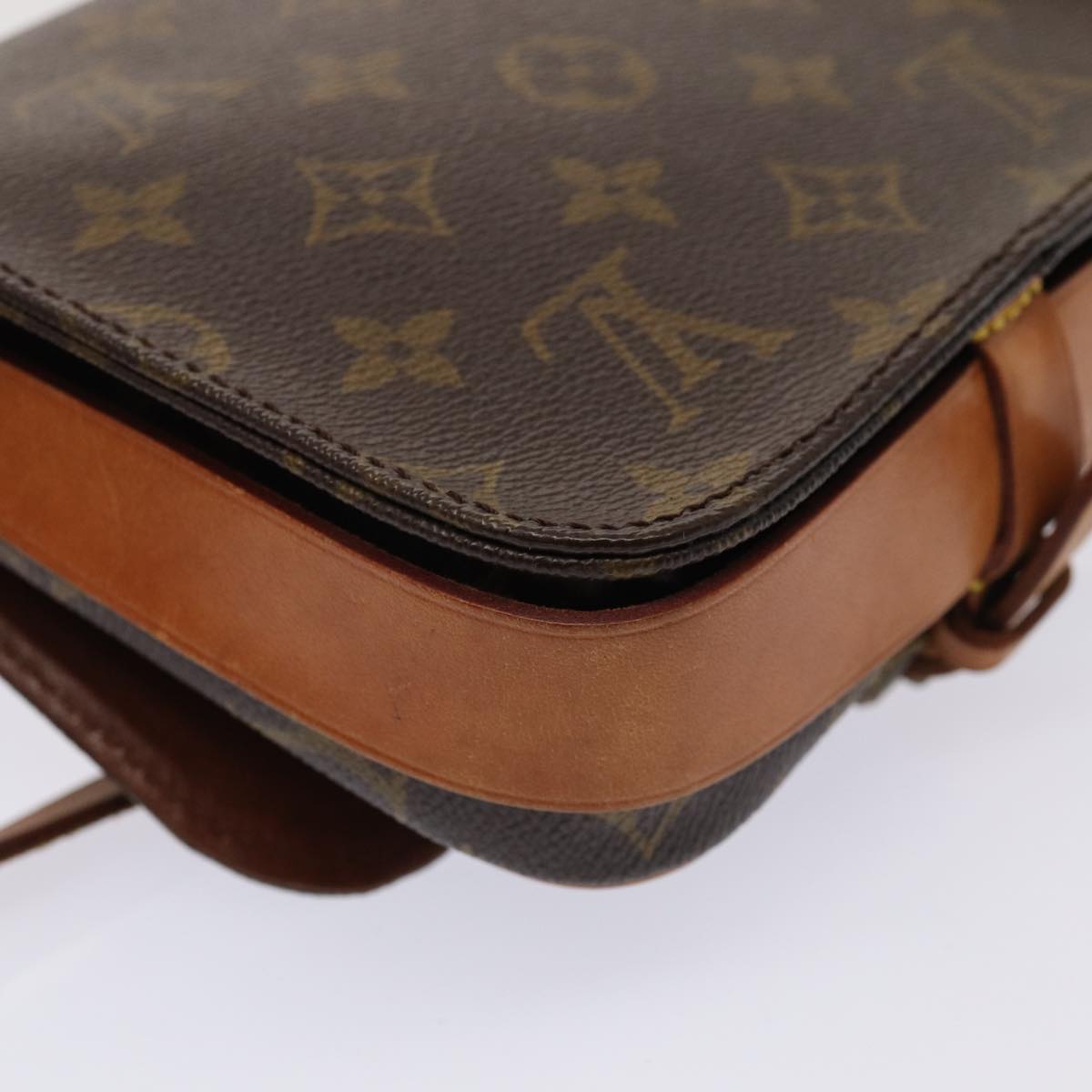 LOUIS VUITTON Monogram Cartouchiere PM Shoulder Bag M51254 LV Auth bs15916