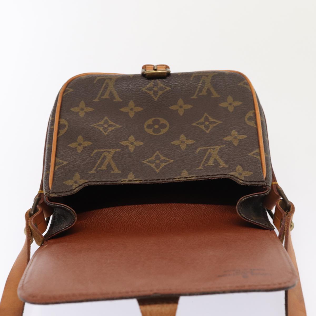 LOUIS VUITTON Monogram Cartouchiere PM Shoulder Bag M51254 LV Auth bs15916