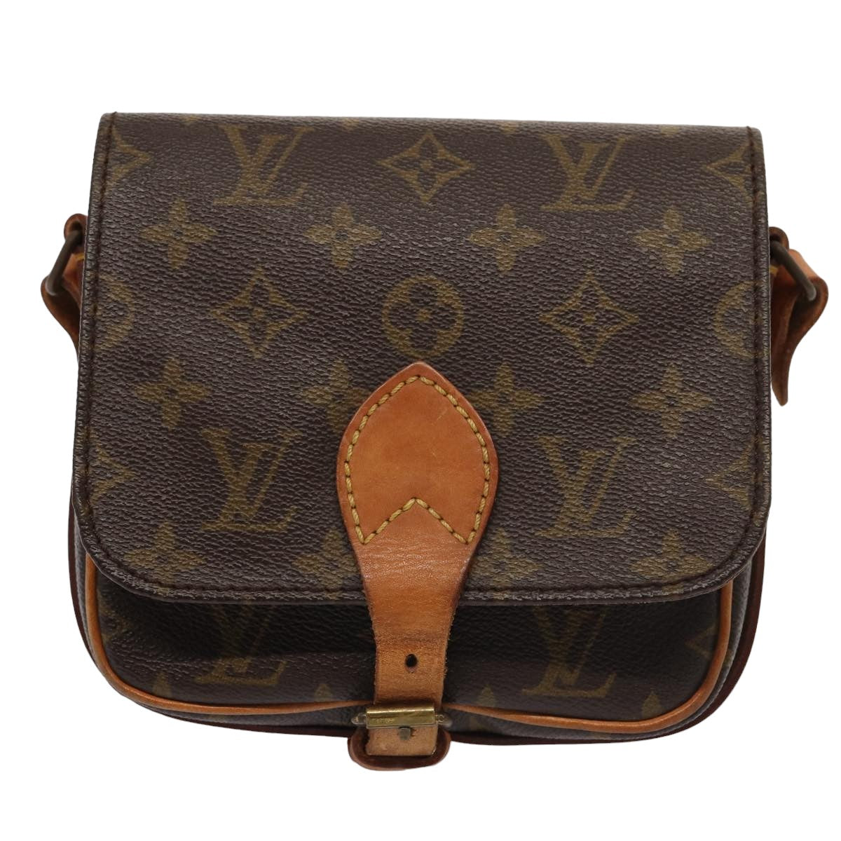 LOUIS VUITTON Monogram Cartouchiere PM Shoulder Bag M51254 LV Auth bs15916