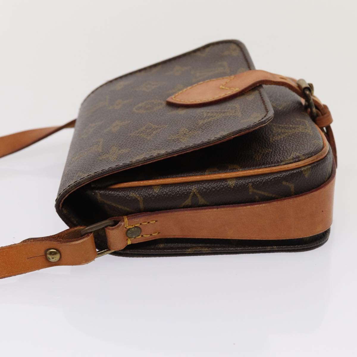 LOUIS VUITTON Monogram Cartouchiere PM Shoulder Bag M51254 LV Auth bs15916