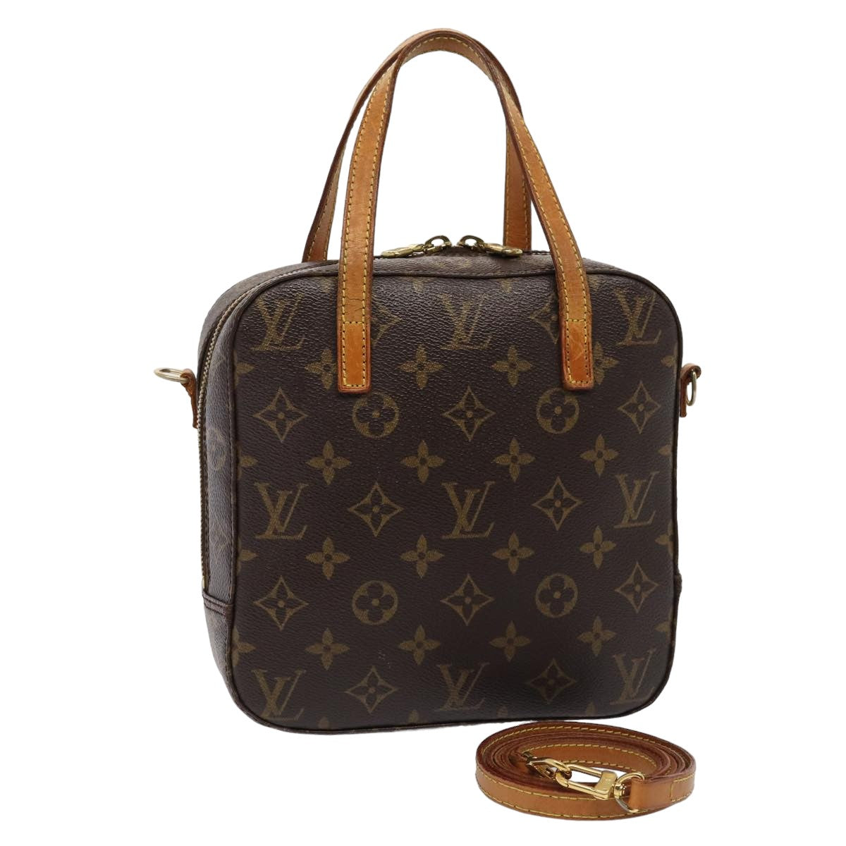 LOUIS VUITTON Monogram Spontini Hand Bag 2way M47500 LV Auth bs15927