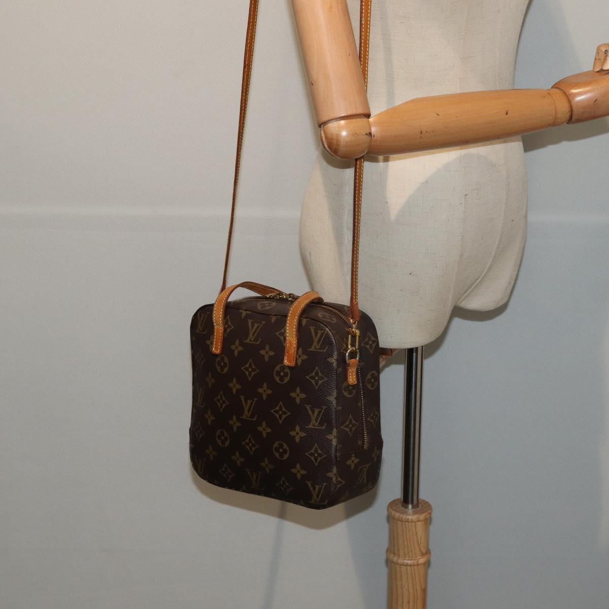 LOUIS VUITTON Monogram Spontini Hand Bag 2way M47500 LV Auth bs15927