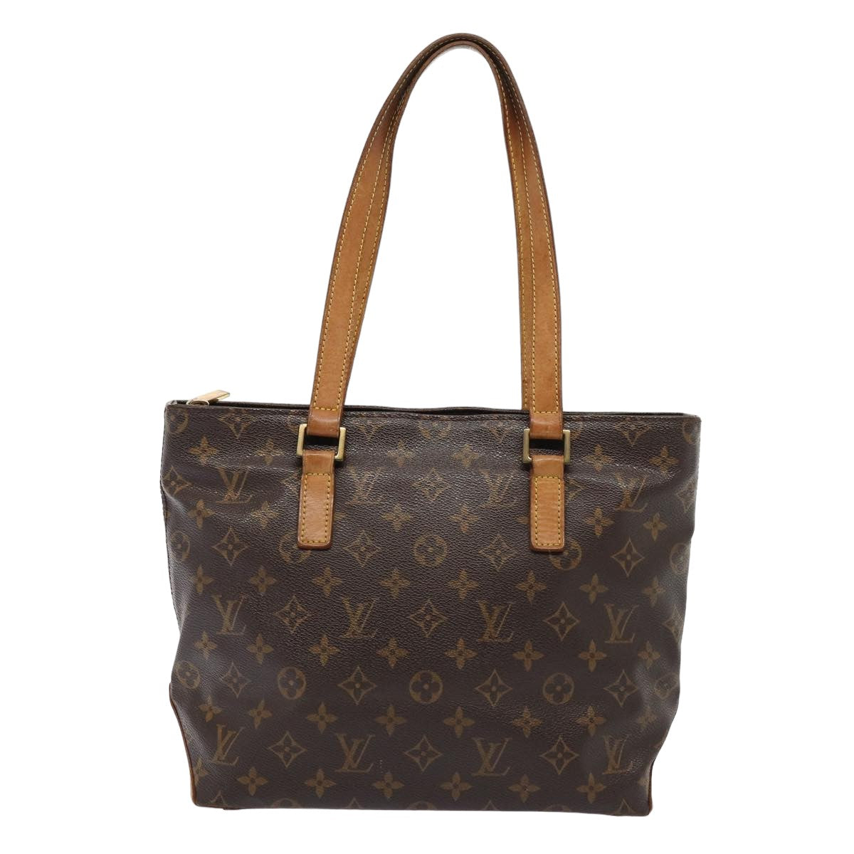 LOUIS VUITTON Monogram Cabas Piano Tote Bag M51148 LV Auth bs15930