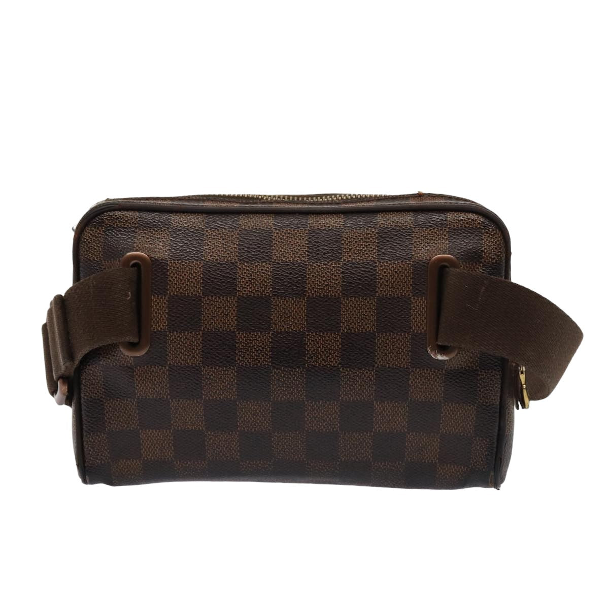 LOUIS VUITTON Damier Ebene Bum Bag Brooklyn Waist Pouch N41101 LV Auth bs15933 - 0