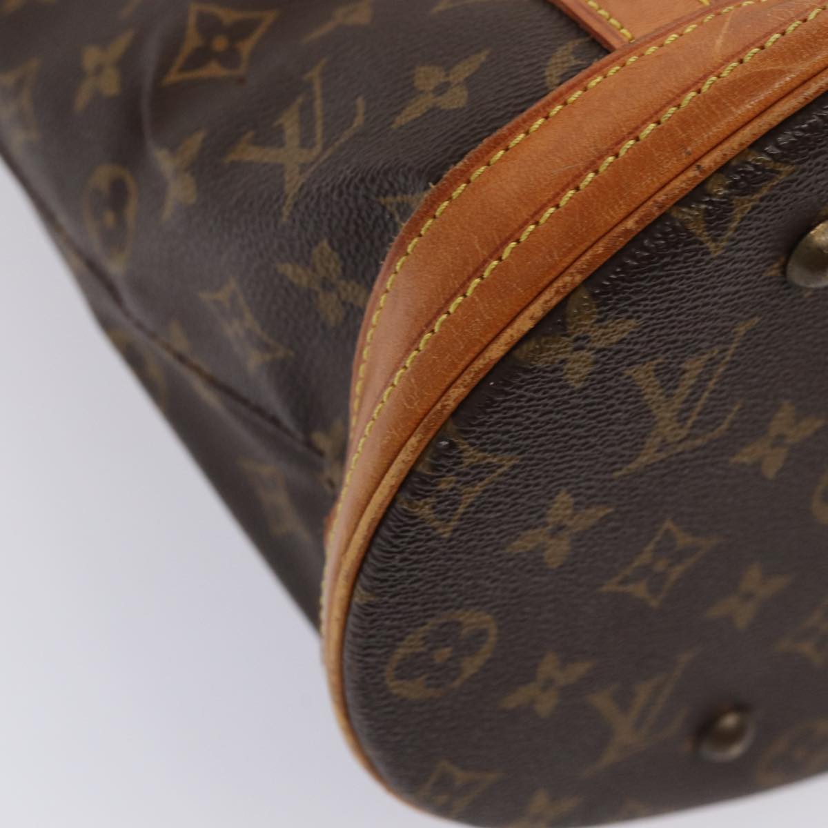 LOUIS VUITTON Monogram Bucket GM Shoulder Bag M42236 LV Auth bs15939