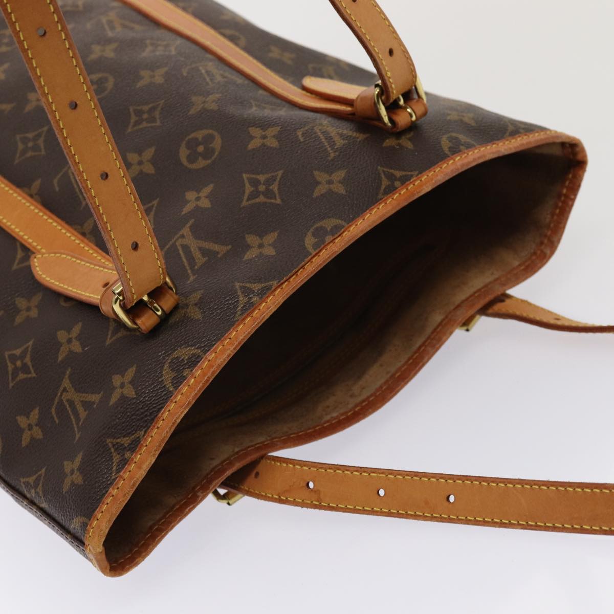 LOUIS VUITTON Monogram Bucket GM Shoulder Bag M42236 LV Auth bs15939