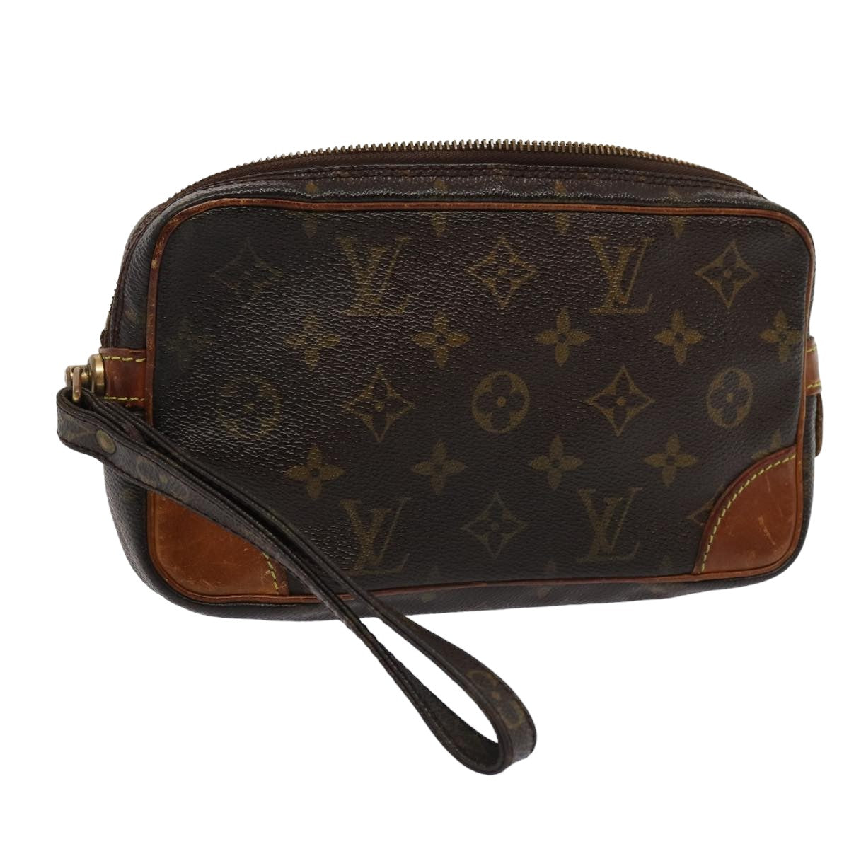 LOUIS VUITTON Monogram Marly Dragonne PM Clutch Bag M51827 LV Auth bs15946