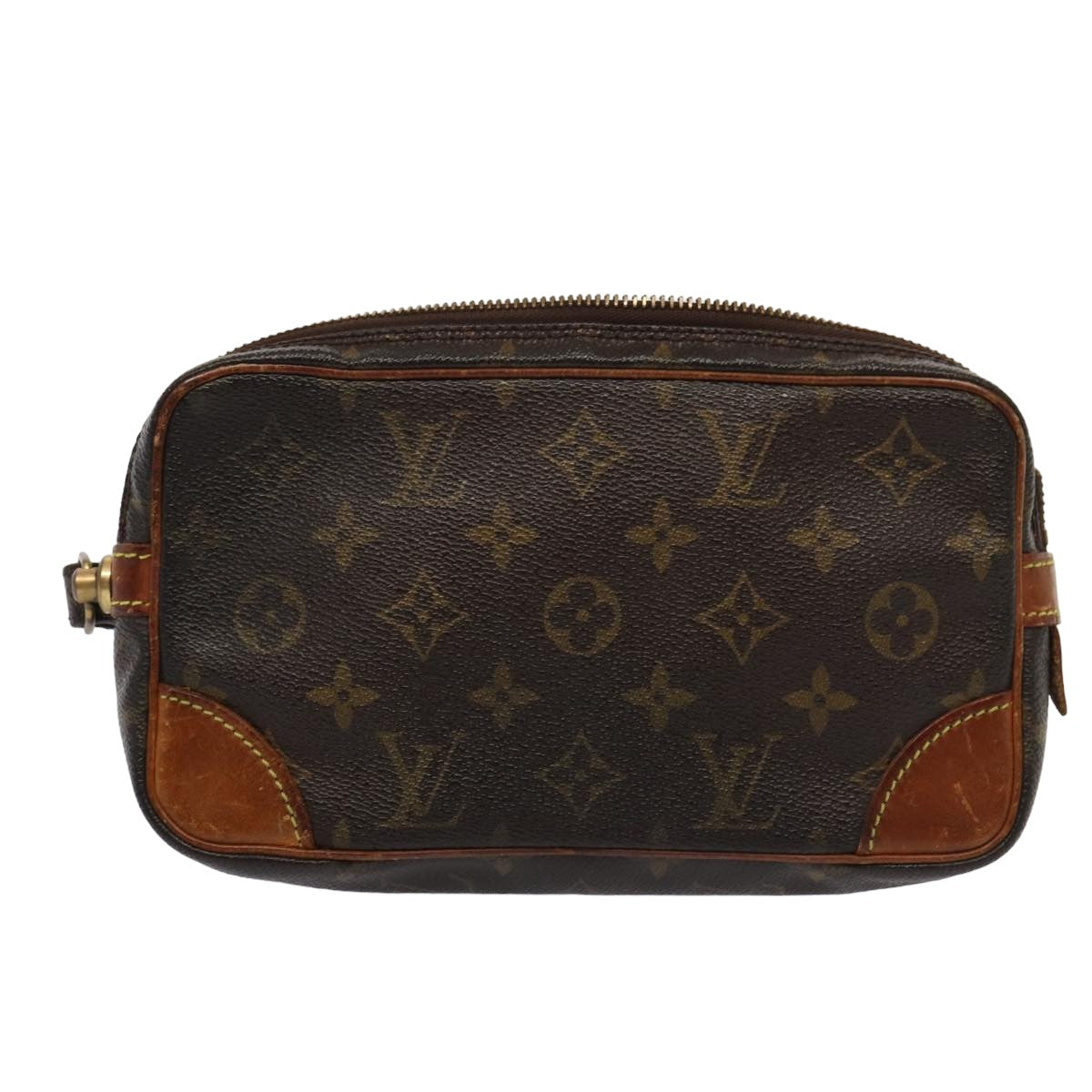 LOUIS VUITTON Monogram Marly Dragonne PM Clutch Bag M51827 LV Auth bs15946