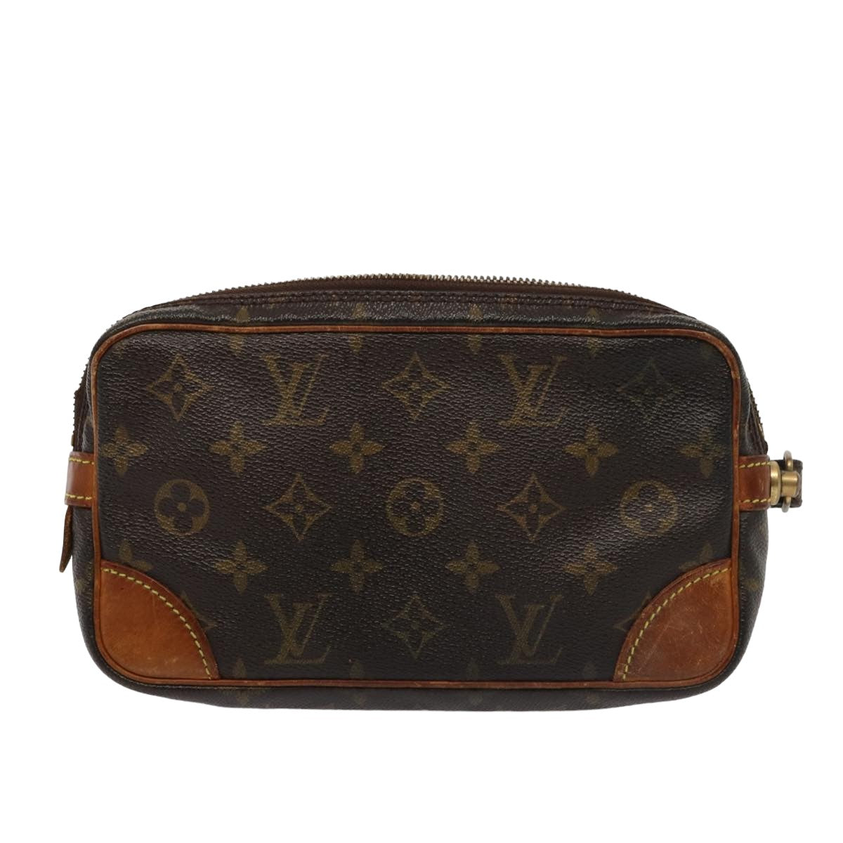 LOUIS VUITTON Monogram Marly Dragonne PM Clutch Bag M51827 LV Auth bs15946 - 0