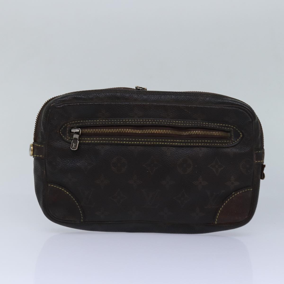 LOUIS VUITTON Monogram Clutch Bag 3Set LV Auth bs15947 - 0