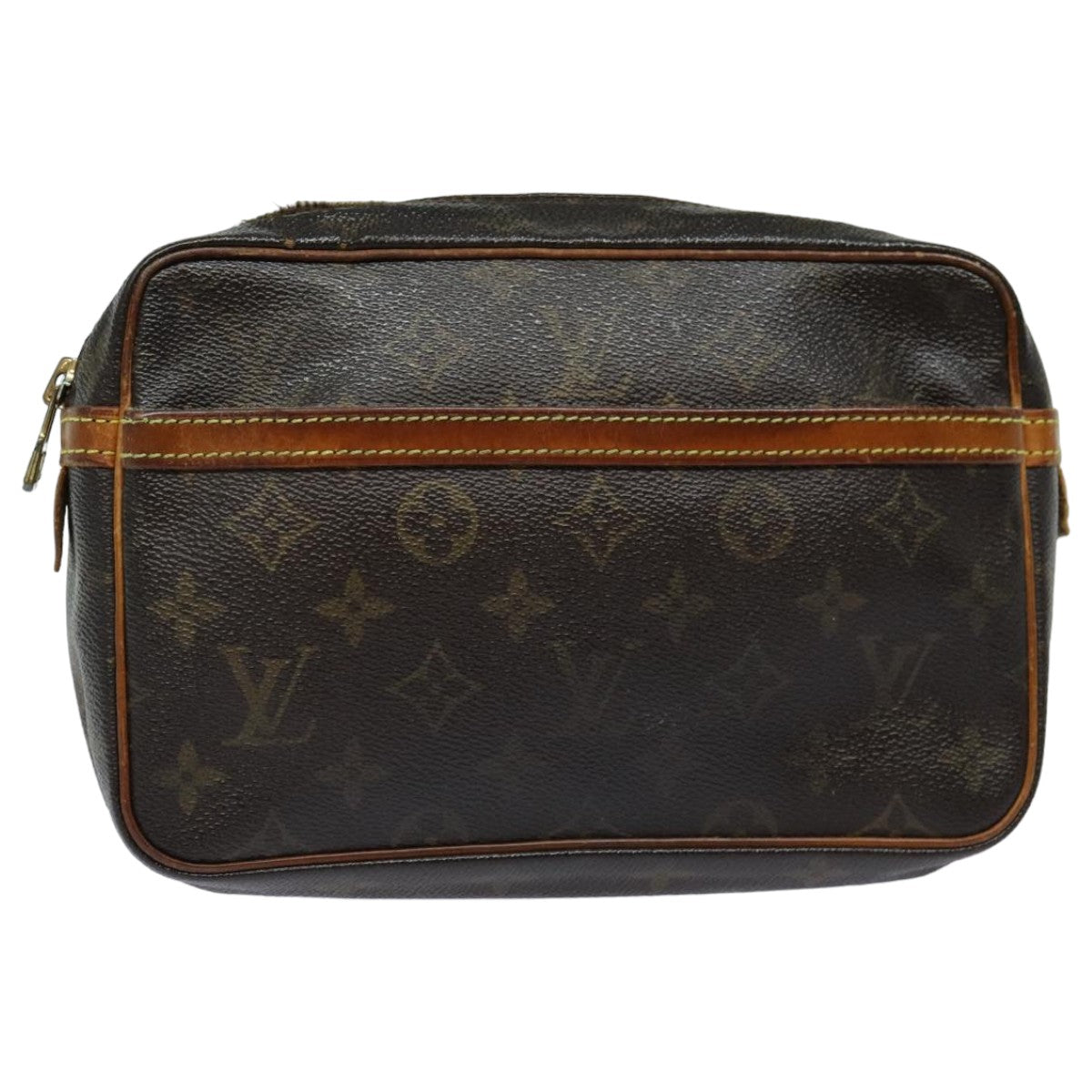 LOUIS VUITTON Monogram Compiegne 23 Clutch Bag M51847 LV Auth bs15970