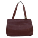 Burberrys Tote Bag Leather Brown Auth bs16014-1