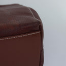 Burberrys Tote Bag Leather Brown Auth bs16014-14
