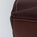 Burberrys Tote Bag Leather Brown Auth bs16014-15