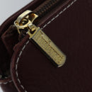 Burberrys Tote Bag Leather Brown Auth bs16014-11