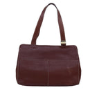 Burberrys Tote Bag Leather Brown Auth bs16014-13