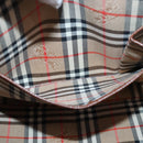 Burberrys Tote Bag Leather Brown Auth bs16014-21