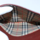 Burberrys Tote Bag Leather Brown Auth bs16014-22