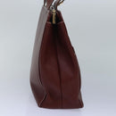 Burberrys Tote Bag Leather Brown Auth bs16014-3
