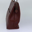 Burberrys Tote Bag Leather Brown Auth bs16014-4