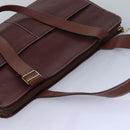 Burberrys Tote Bag Leather Brown Auth bs16014-6