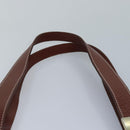 Burberrys Tote Bag Leather Brown Auth bs16014-8