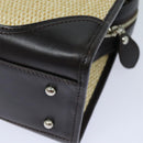 BURBERRY Tote Bag Straw Beige Auth bs16018-9