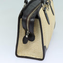 BURBERRY Tote Bag Straw Beige Auth bs16018-4