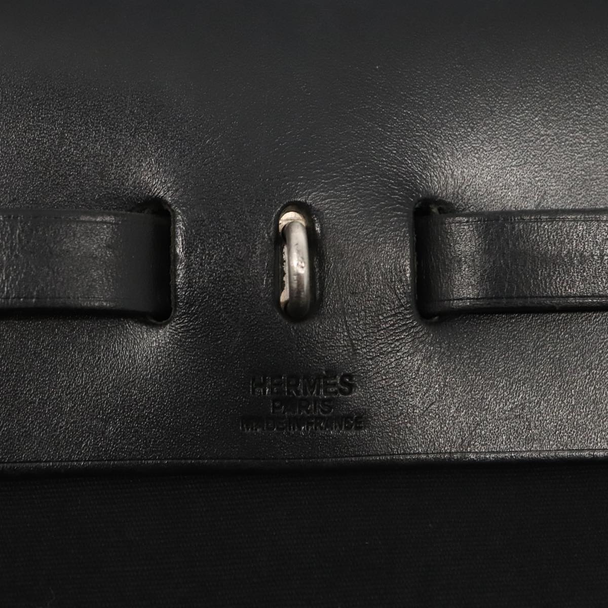 HERMES Herbag A Dos PM Backpack Black Auth bs16026