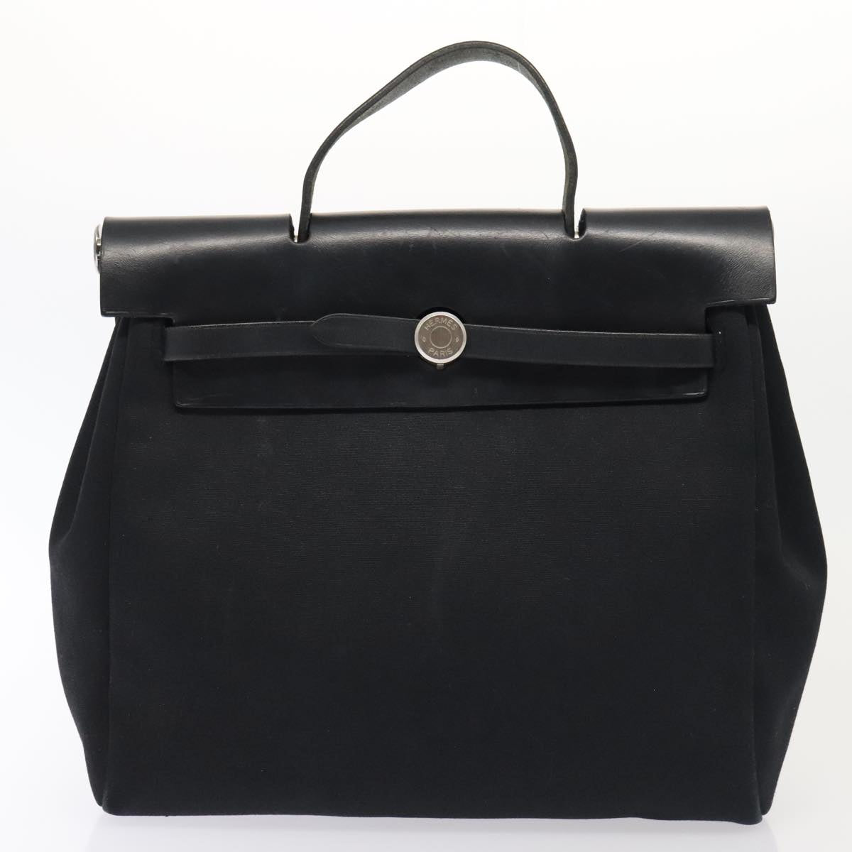 HERMES Herbag A Dos PM Backpack Black Auth bs16026