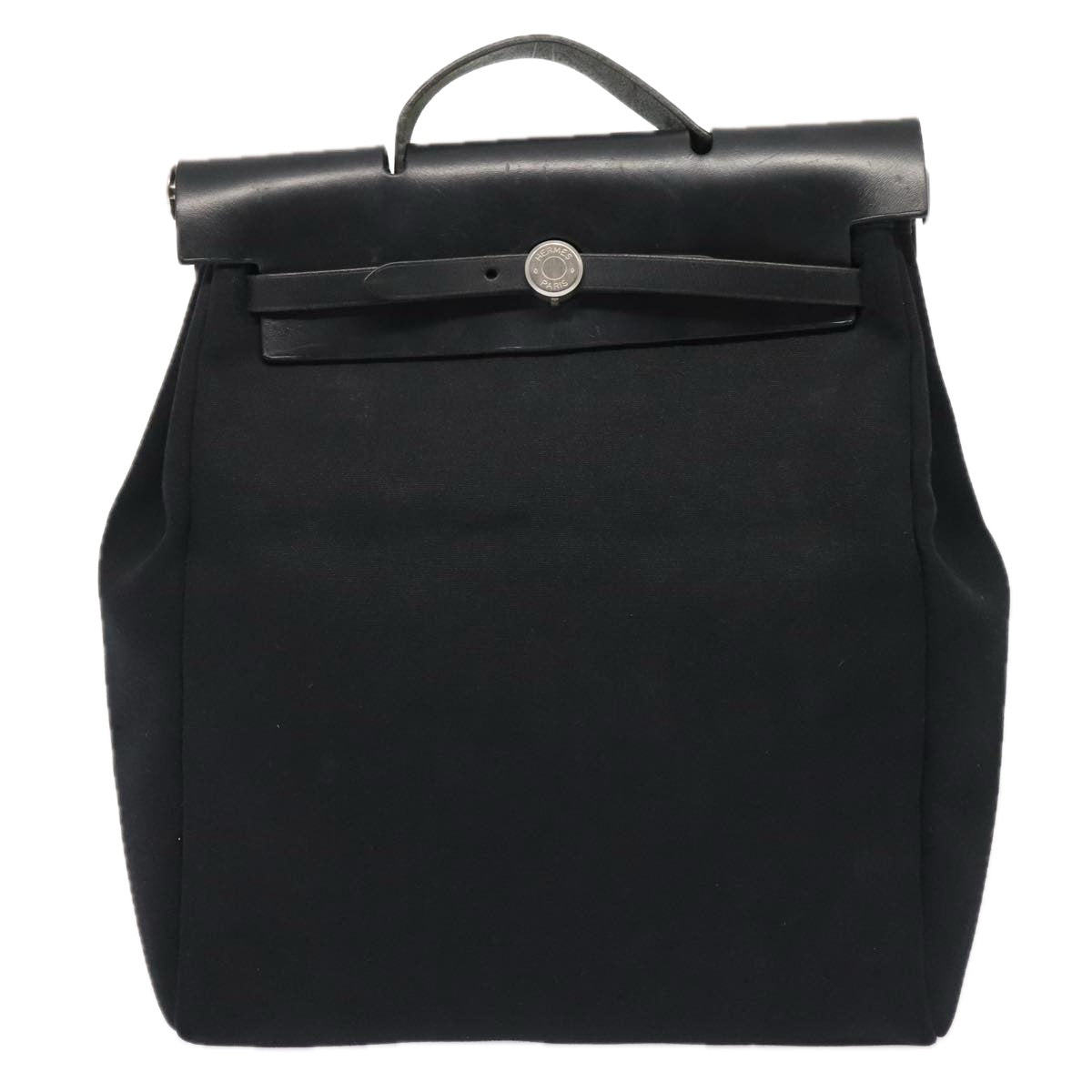 HERMES Herbag A Dos PM Backpack Black Auth bs16026