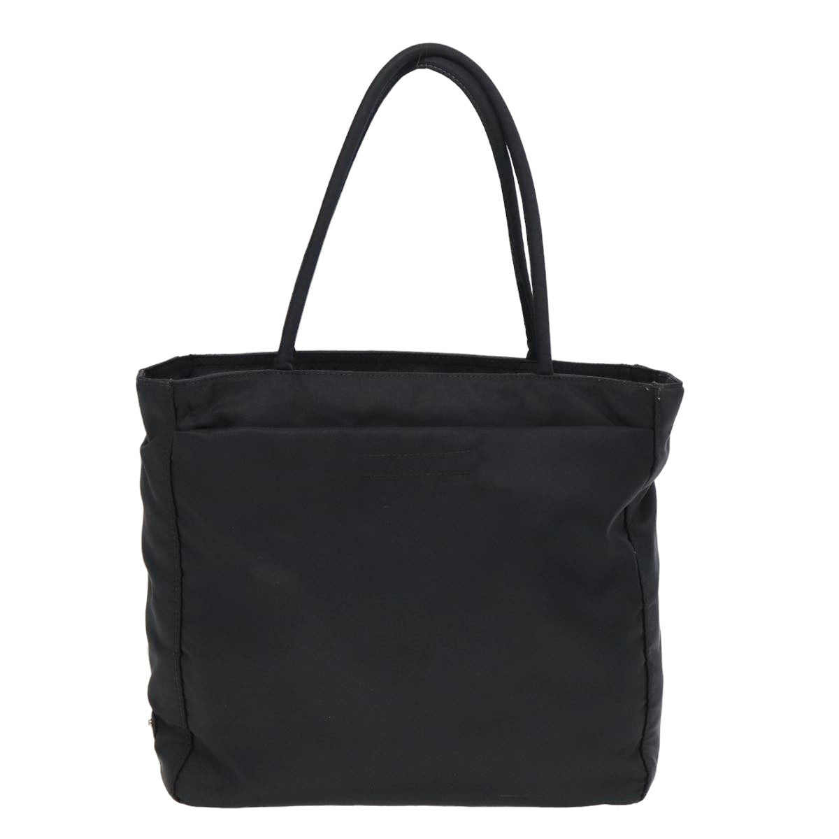 PRADA Hand Bag Nylon Black Auth bs16065