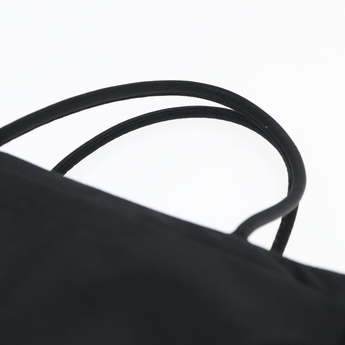 PRADA Hand Bag Nylon Black Auth bs16065