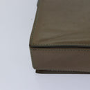 GUCCI Hand Bag Leather Brown Auth bs16079-15