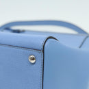 FENDI Hand Bag Leather 2way Blue Auth bs16088-14