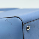 FENDI Hand Bag Leather 2way Blue Auth bs16088-9