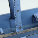 FENDI Hand Bag Leather 2way Blue Auth bs16088-10