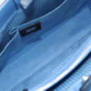 FENDI Hand Bag Leather 2way Blue Auth bs16088-11