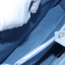 FENDI Hand Bag Leather 2way Blue Auth bs16088-23