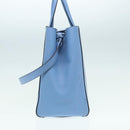 FENDI Hand Bag Leather 2way Blue Auth bs16088-3
