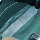 HERMES Evelyn GM1 Shoulder Bag Straw Leather Beige Green Auth bs16091-10